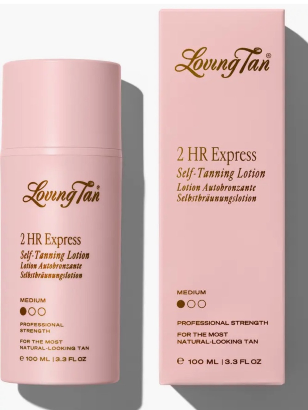 Loving tan 2 hour express self tanning lotion